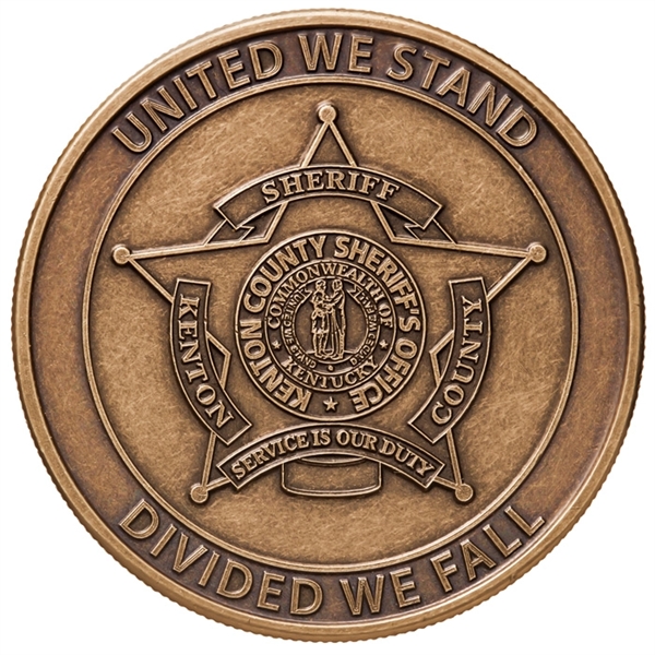 1" Antique bronze coin - 1" Antique bronze coin - Image 8 of 19