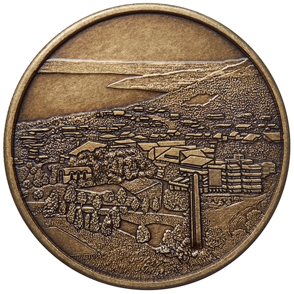 1" Antique bronze coin - 1" Antique bronze coin - Image 11 of 19