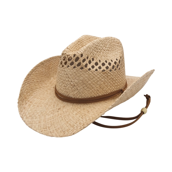 Outback Raffia Cowboy Hat - Outback Raffia Cowboy Hat - Image 2 of 2