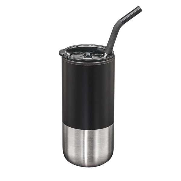 Bondi Double Wall Tumbler w/ Straw -18oz - Bondi Double Wall Tumbler w/ Straw -18oz - Image 5 of 15