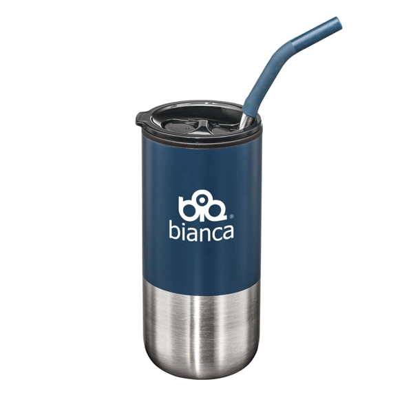 Bondi Double Wall Tumbler w/ Straw -18oz - Bondi Double Wall Tumbler w/ Straw -18oz - Image 7 of 15