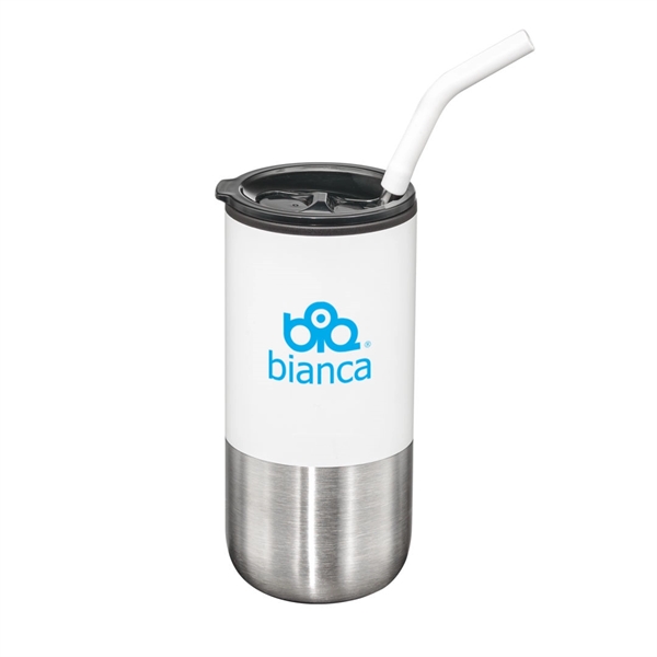 Bondi Double Wall Tumbler w/ Straw -18oz - Bondi Double Wall Tumbler w/ Straw -18oz - Image 14 of 15