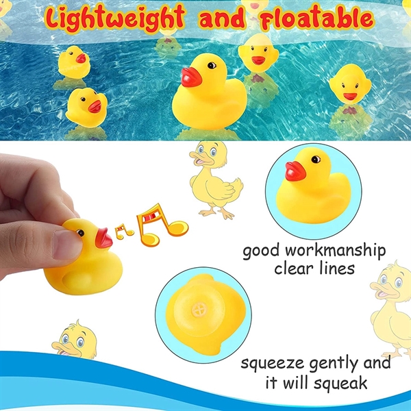 Colorful Rubber Ducks for Kids Baby Shower Summer Beach Pool - Colorful Rubber Ducks for Kids Baby Shower Summer Beach Pool - Image 2 of 15