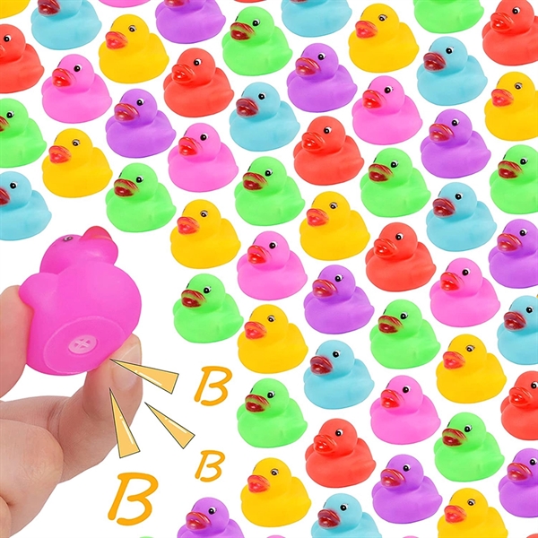 Colorful Rubber Ducks for Kids Baby Shower Summer Beach Pool - Colorful Rubber Ducks for Kids Baby Shower Summer Beach Pool - Image 3 of 15