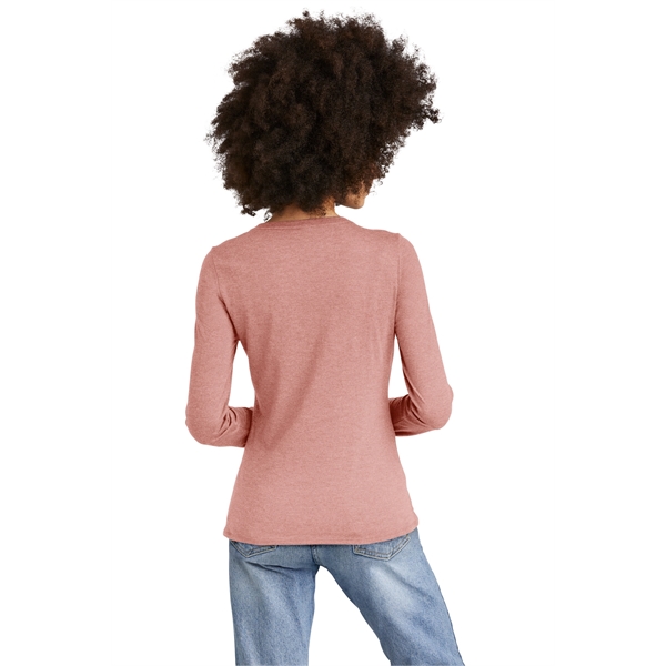 District Women's Perfect Tri Long Sleeve V-Neck Tee - District Women's Perfect Tri Long Sleeve V-Neck Tee - Image 30 of 49