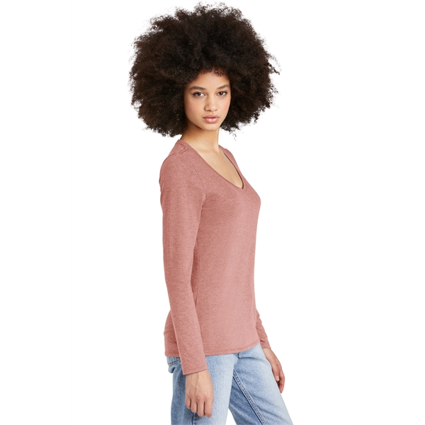 District Women's Perfect Tri Long Sleeve V-Neck Tee - District Women's Perfect Tri Long Sleeve V-Neck Tee - Image 31 of 49