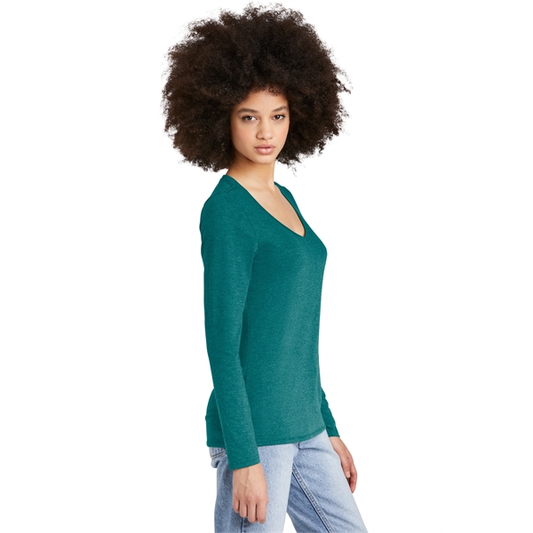 District Women's Perfect Tri Long Sleeve V-Neck Tee - District Women's Perfect Tri Long Sleeve V-Neck Tee - Image 35 of 49