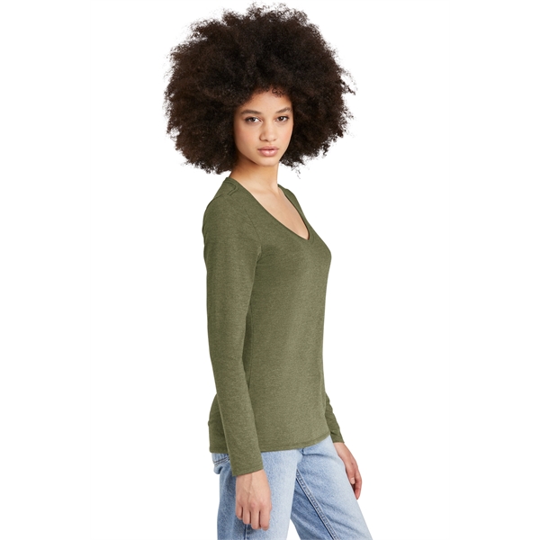 District Women's Perfect Tri Long Sleeve V-Neck Tee - District Women's Perfect Tri Long Sleeve V-Neck Tee - Image 37 of 49