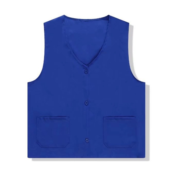 2-Pocket Unisex Adult Volunteer Activity Vest Supermarket Un - 2-Pocket Unisex Adult Volunteer Activity Vest Supermarket Un - Image 3 of 6