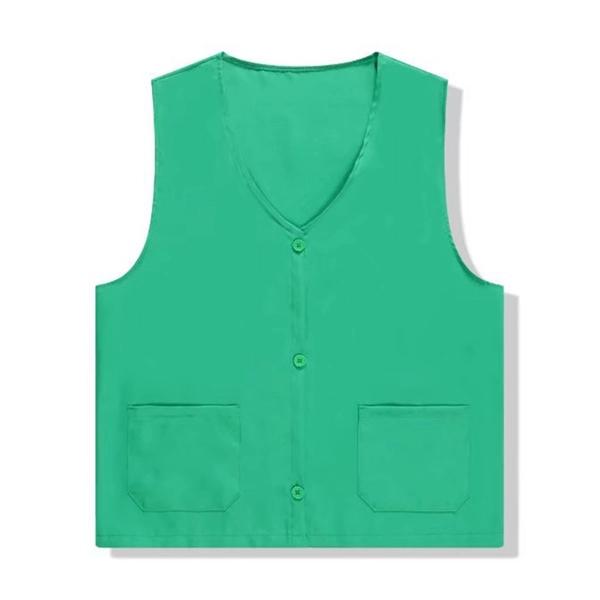 2-Pocket Unisex Adult Volunteer Activity Vest Supermarket Un - 2-Pocket Unisex Adult Volunteer Activity Vest Supermarket Un - Image 4 of 6
