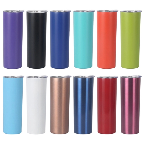 20 oz Skinny Tumbler with Straw - 20 oz Skinny Tumbler with Straw - Image 1 of 4
