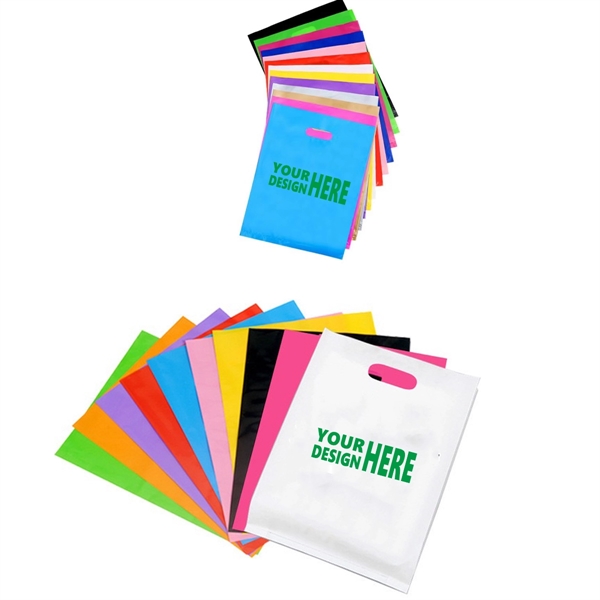 Plastic Shopping Bag With Die Cut Handle - Plastic Shopping Bag With Die Cut Handle - Image 0 of 0