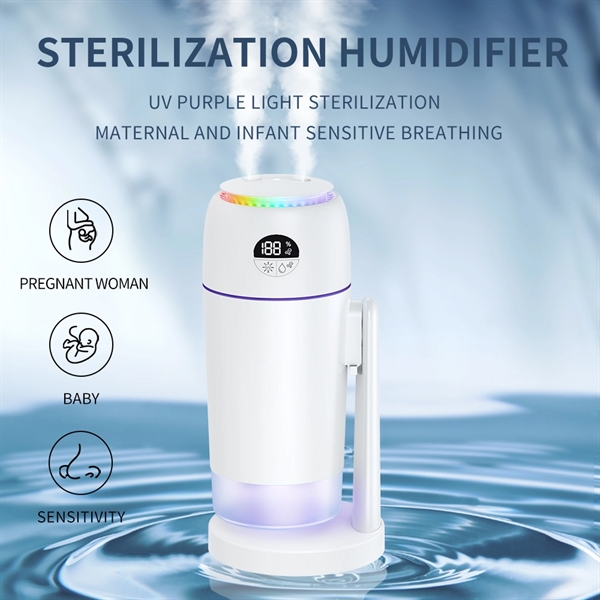 Rotary Dual Jet UV Sterilization Humidifier - Rotary Dual Jet UV Sterilization Humidifier - Image 6 of 9