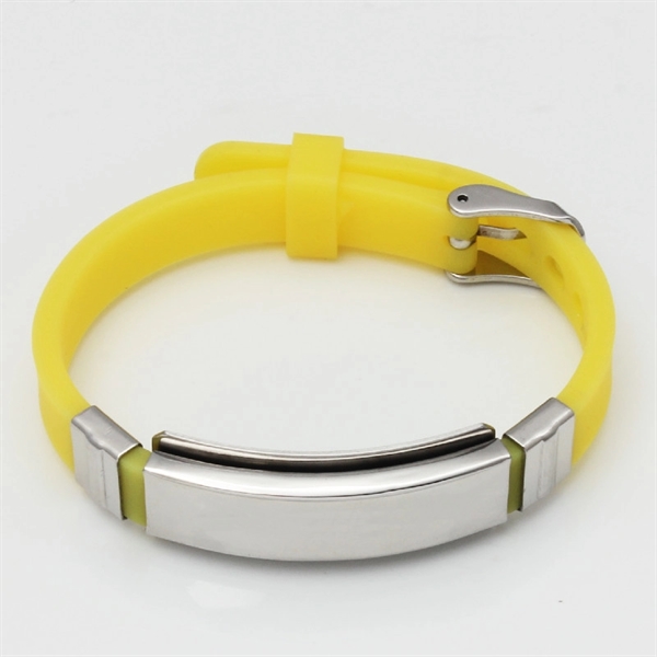 Stainless Steel Sports bracelets and Couples Wristbands - Stainless Steel Sports bracelets and Couples Wristbands - Image 2 of 5