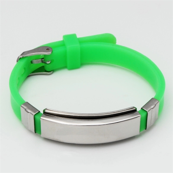 Stainless Steel Sports bracelets and Couples Wristbands - Stainless Steel Sports bracelets and Couples Wristbands - Image 3 of 5