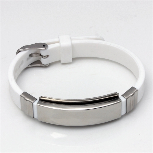 Stainless Steel Sports bracelets and Couples Wristbands - Stainless Steel Sports bracelets and Couples Wristbands - Image 4 of 5