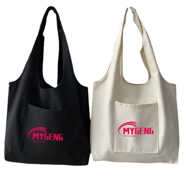 Canvas Tote Bags Pocket - Canvas Tote Bags Pocket - Image 0 of 3