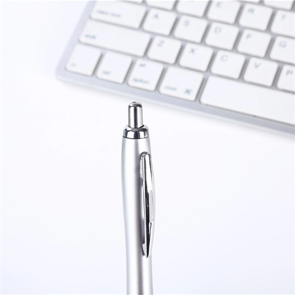 Retractable Medium Point 1mm Ballpoint Pen With Metal Clip - Retractable Medium Point 1mm Ballpoint Pen With Metal Clip - Image 4 of 4