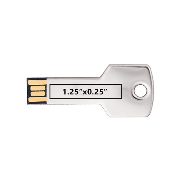 Berwyn Key Shape USB Flash Drive - Simports - Berwyn Key Shape USB Flash Drive - Simports - Image 8 of 25