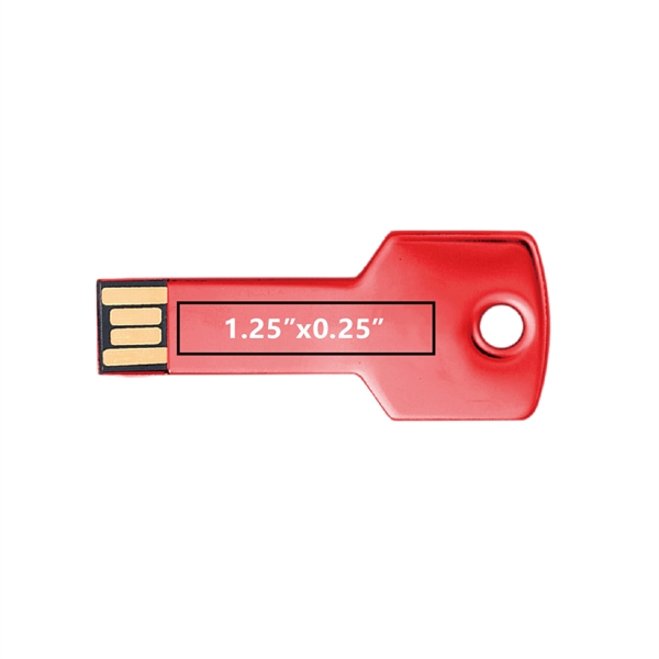 Berwyn Key Shape USB Flash Drive - Simports - Berwyn Key Shape USB Flash Drive - Simports - Image 9 of 25