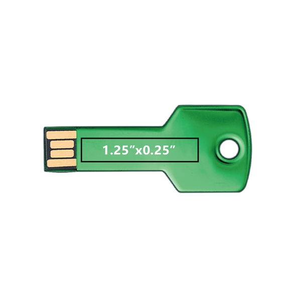 Berwyn Key Shape USB Flash Drive - Simports - Berwyn Key Shape USB Flash Drive - Simports - Image 10 of 25