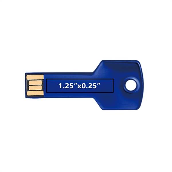 Berwyn Key Shape USB Flash Drive - Simports - Berwyn Key Shape USB Flash Drive - Simports - Image 11 of 25