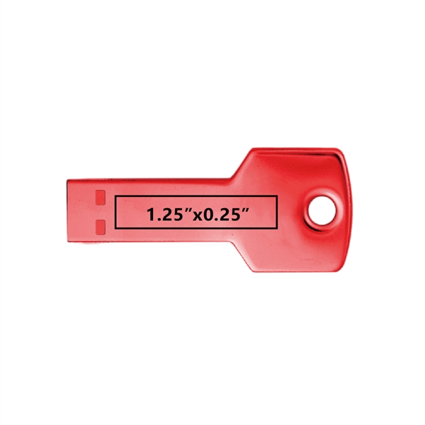 Berwyn Key Shape USB Flash Drive - Simports - Berwyn Key Shape USB Flash Drive - Simports - Image 15 of 25