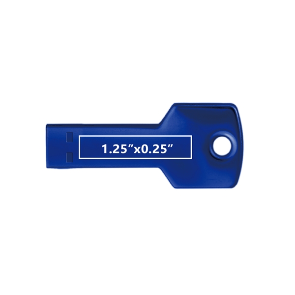 Berwyn Key Shape USB Flash Drive - Simports - Berwyn Key Shape USB Flash Drive - Simports - Image 17 of 25