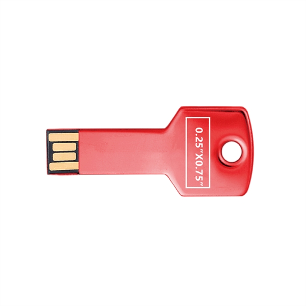 Berwyn Key Shape USB Flash Drive - Simports - Berwyn Key Shape USB Flash Drive - Simports - Image 21 of 25