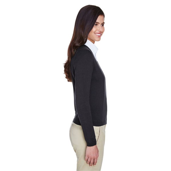 Devon & Jones Ladies' V-Neck Sweater - Devon & Jones Ladies' V-Neck Sweater - Image 5 of 11