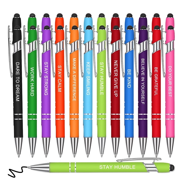 Ellipse Softy Brights w/Stylus - Laser Engraved - Metal Pen - Ellipse Softy Brights w/Stylus - Laser Engraved - Metal Pen - Image 0 of 2