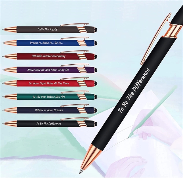 Ellipse Softy Brights w/Stylus - Laser Engraved - Metal Pen - Ellipse Softy Brights w/Stylus - Laser Engraved - Metal Pen - Image 1 of 2