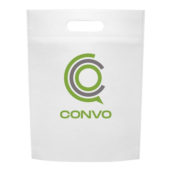 Sleek Non-Woven Tote Bags (2 Color Imprint) - Sleek Non-Woven Tote Bags (2 Color Imprint) - Image 0 of 5