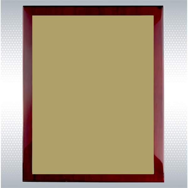 12" x 15" ROSEWOOD PIANO PLAQUE COLOR PRINTED - 12" x 15" ROSEWOOD PIANO PLAQUE COLOR PRINTED - Image 1 of 2