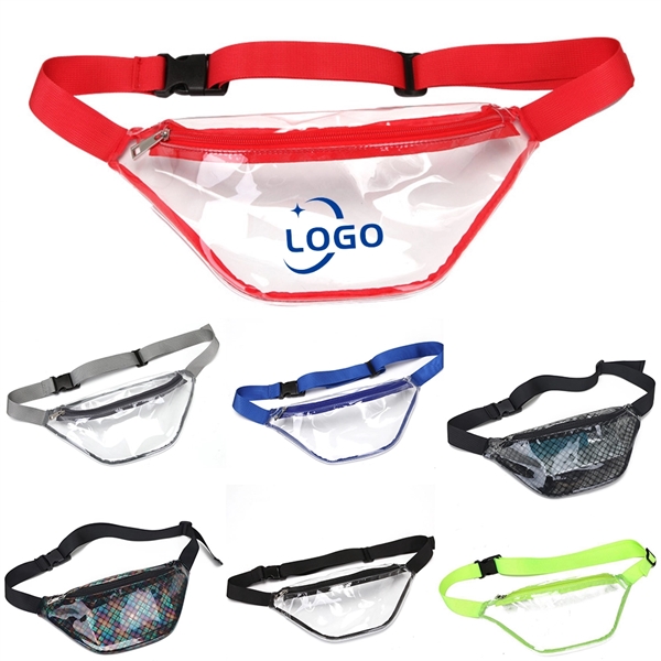 Pvc Clear Sport Fanny Pack - Pvc Clear Sport Fanny Pack - Image 0 of 1