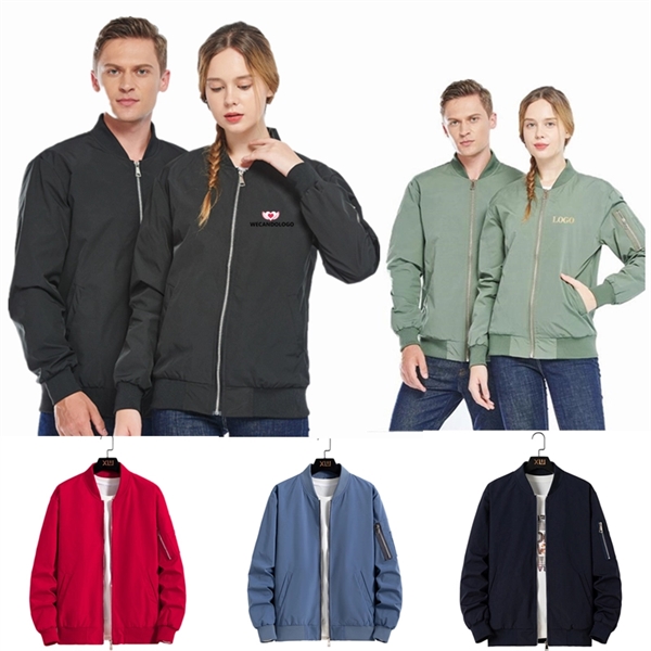 Women Mens Business Flight Jacket - Women Mens Business Flight Jacket - Image 1 of 2