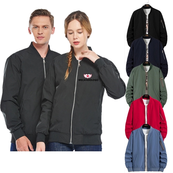 Women Mens Business Flight Jacket - Women Mens Business Flight Jacket - Image 0 of 2