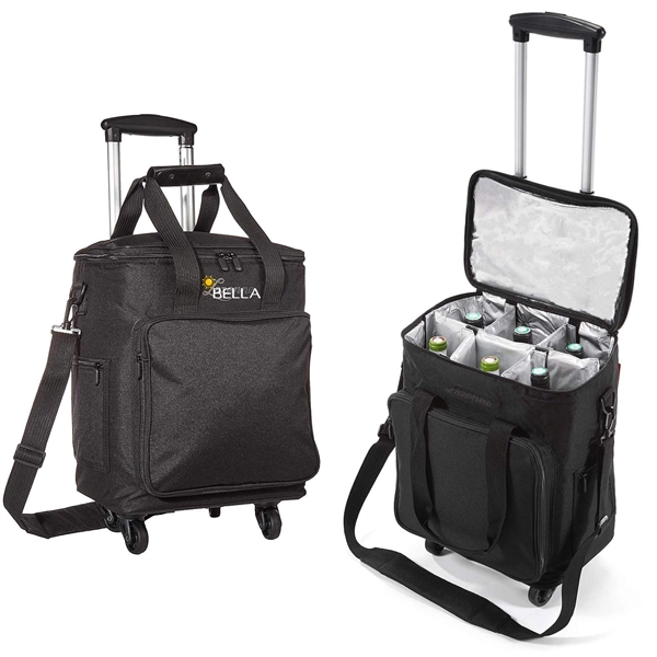 Wine Bags For Travel - 6 Bottle Carrier - Wine Bags For Travel - 6 Bottle Carrier - Image 0 of 2
