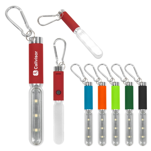 COB Safety Light With Carabiner - COB Safety Light With Carabiner - Image 0 of 12