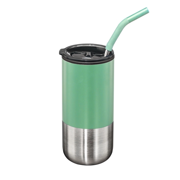 Bondi Double Wall Tumbler w/ Straw -18oz - Bondi Double Wall Tumbler w/ Straw -18oz - Image 12 of 15