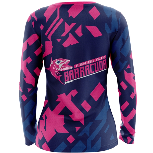 Women 170 GSM Sunproof SPF 50+ Long Sleeve Fishing T-Shirt - Women 170 GSM Sunproof SPF 50+ Long Sleeve Fishing T-Shirt - Image 1 of 1