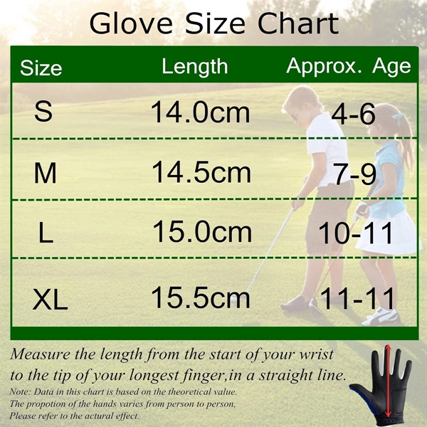 1 Pair Golf Gloves for Junior Kids - 1 Pair Golf Gloves for Junior Kids - Image 4 of 4