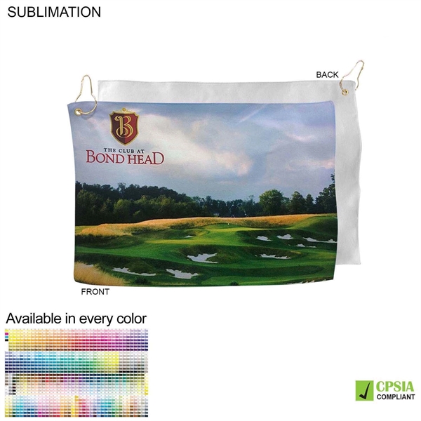 Microfiber Suede Shammy Golf Towel - Microfiber Suede Shammy Golf Towel - Image 0 of 2