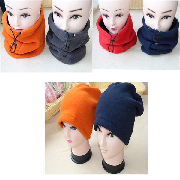 Winter Cycling Scarf With Hats - Winter Cycling Scarf With Hats - Image 2 of 2