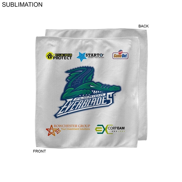 Sponsorship Rally Towel, 15x15, Sublimated - Sponsorship Rally Towel, 15x15, Sublimated - Image 0 of 2