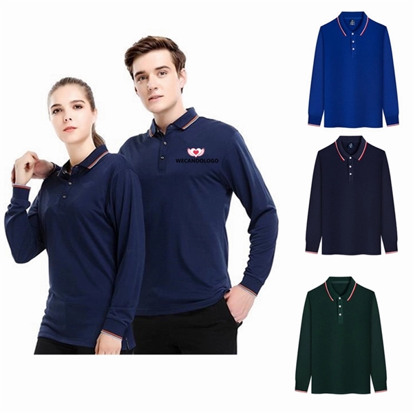 Classic Long Sleeve Polo Shirt - Classic Long Sleeve Polo Shirt - Image 0 of 1