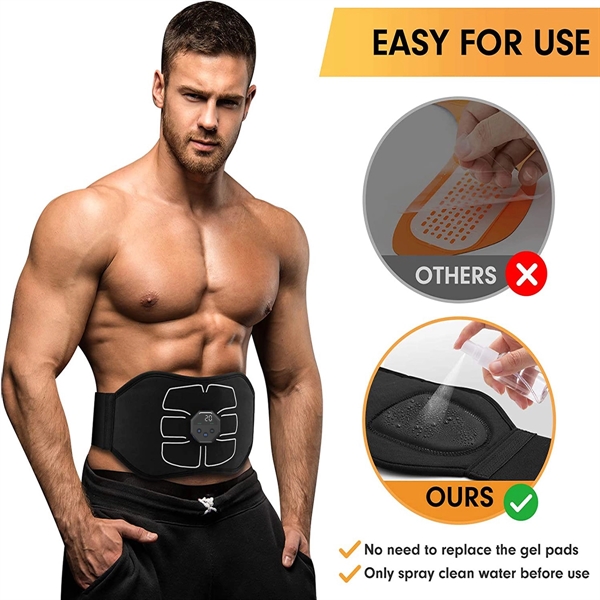 Abdominal Toning Belt EMS Ab Stimulator - Abdominal Toning Belt EMS Ab Stimulator - Image 3 of 5