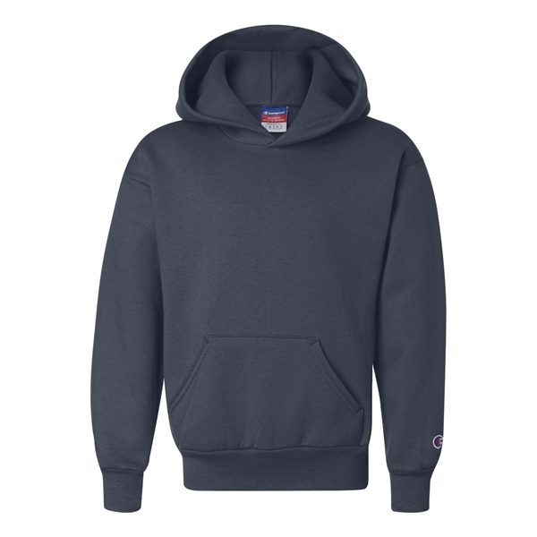 Champion Powerblend® Youth Hooded Sweatshirt - Champion Powerblend® Youth Hooded Sweatshirt - Image 8 of 16