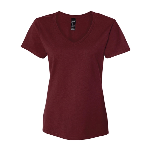 Hanes Perfect-T Women's V-Neck T-Shirt - Hanes Perfect-T Women's V-Neck T-Shirt - Image 52 of 53