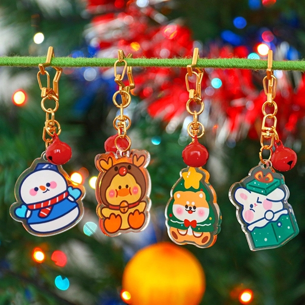 Christmas Cartoon Keychains - Christmas Cartoon Keychains - Image 0 of 3